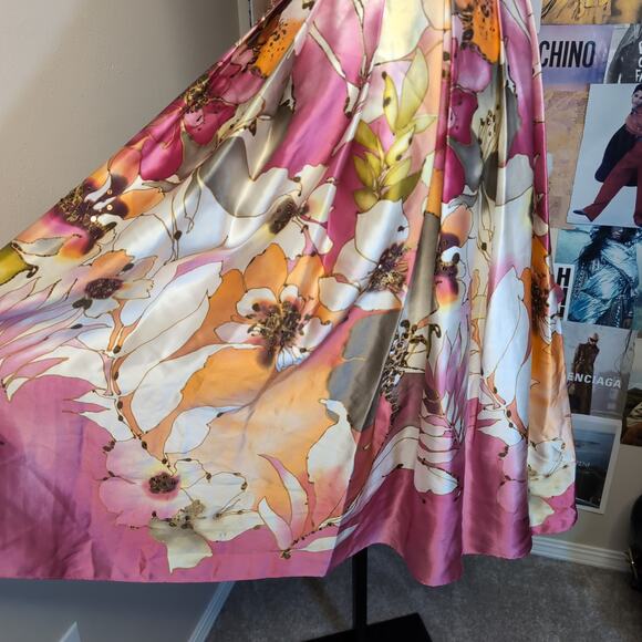 Floral Printed Maxi Gown - Picture 2 of 7